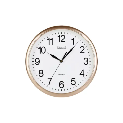 TELESONIC Механизм с плавным ходом секундной стрелки Стена Часы Унисекс