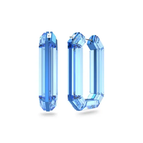 Swarovski Lucent Искусственные Кристальные Серьги Синие Женские