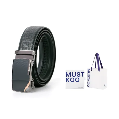 MUSTKOO Ремни из коровьей кожи мужской 3 см