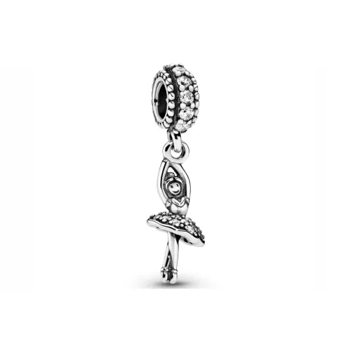 Pandora Sterling Silver 925 пробы, Кубический цирконий, Ювелирные аксессуары, Серебряный, Женские
