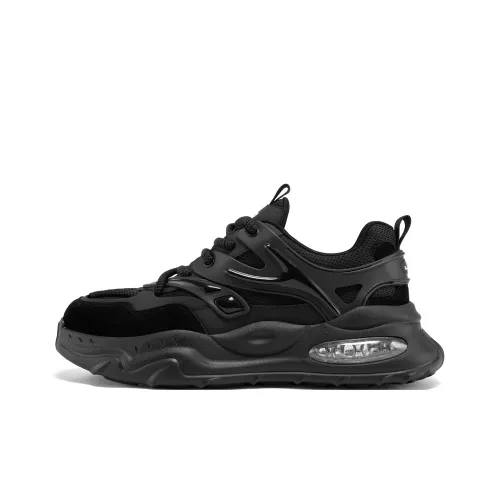 Jeep Низкий Топ Уличная Обувь Мужская Черная