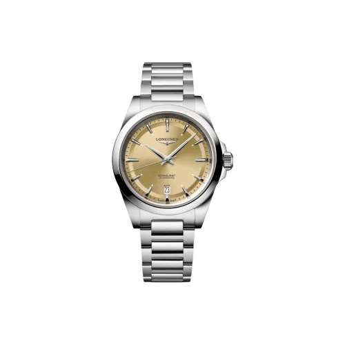 Longines Comcast Collection Автоматический Механический Механизм Унисекс Часы 38 мм Шампанский Циферблат