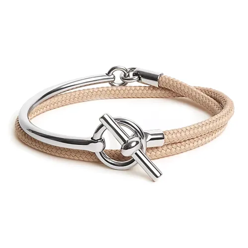 HERMES Glenan H Браслеты Бежевый Мужской