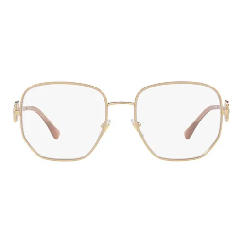 VERSACE Металл Нерегулярная форма Оправы для очков Женские Золото