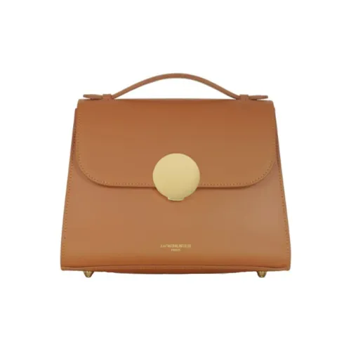 Le Parmentier Натуральная кожа Сумка через плечо Сумка Обычная Женская Коньяк