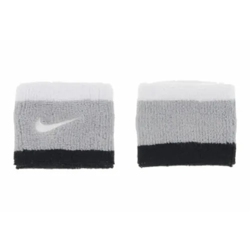 NIKE Хлопок, Нейлон, Полиэстер, Полиуретан, Резина, Наручные повязки, Серый, Унисекс