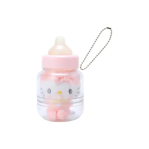Санрио Hello Kitty Молочный Бутылка Розовый Куклы Плюшевый Брелок 10 см Высота