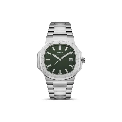 A BATHING APE Механические Мужские Часы 41 мм Зеленые