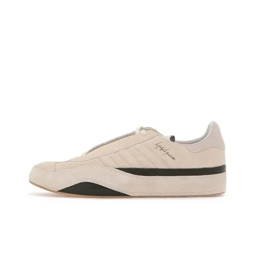 Y 3 Gazelle Low Топ Скейтборд Кроссовки Унисекс Бежевый