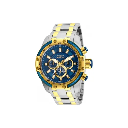 INVICTA Speedway SCUBA Collection Мужские часы Кварцевый механизм Ремешок из нержавеющей стали 50 мм Синий циферблат