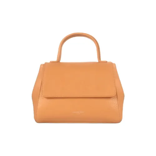 Le Parmentier Натуральная кожа Тисненая через плечо Сумка Сумка Обычная Женская Абрикосовая