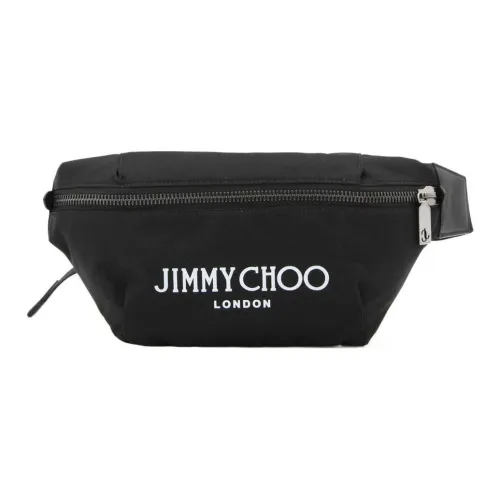 Jimmy Choo Мужская кожаная бананка черного цвета