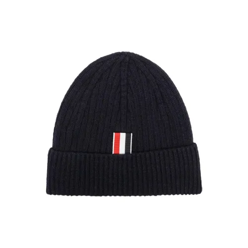 THOM BROWNE Шерстяные шапки-бини Черный Унисекс