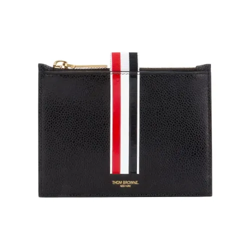 THOM BROWNE· Кошелек из коровьей кожи держатель для монет мужской черный