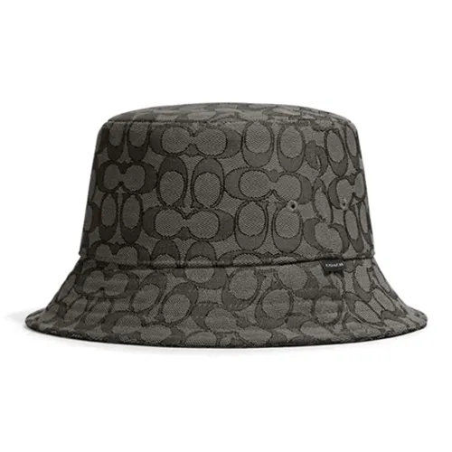 COACH Cotton Bucket Hats Женские Серый
