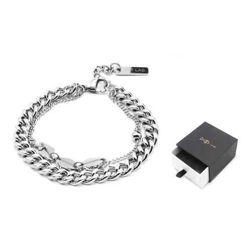 DAP Титановая сталь Браслеты Серебряный Унисекс