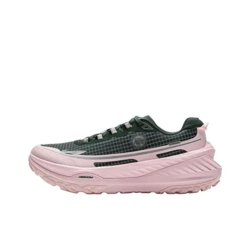 LINING Di Lu V2 Амортизация Устойчивость к истиранию Устойчивость к отскоку Низкий топ Беговые кроссовки Мужские Розовый Зеленый