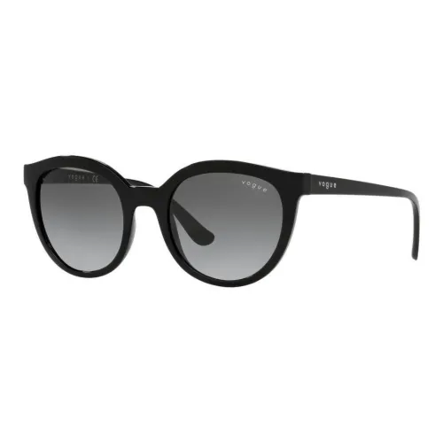 VOGUE Вакуумные Овалные Солнцезащитные Очки Женские Черные