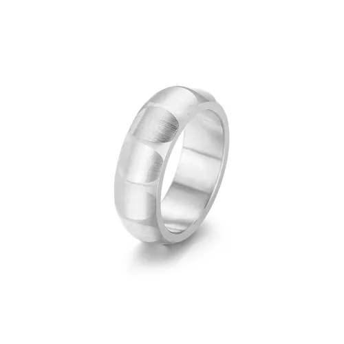 VEODO Кольца из титана и стали унисекс