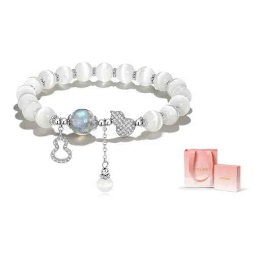 STYLEJING Стекло Кошачий глаз Браслеты Женские