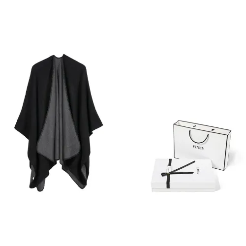 VINEY Шали Черно-белая панда Двусторонние Женские