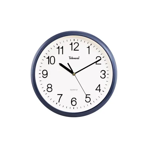 TELESONIC Кварцевый механизм, унисекс, настенные часы, белый