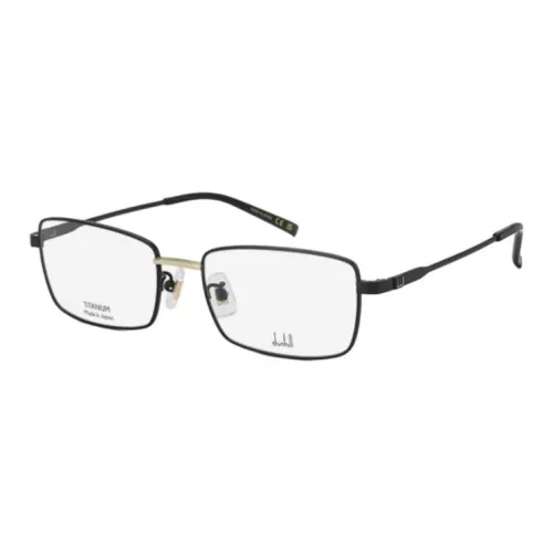 Dunhill Титановый сплав Прямоугольные Оправы для очков Мужские Черные