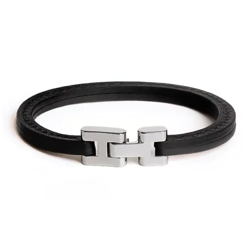 HERMES Козья кожа Позолоченные Наручные повязки Мужской