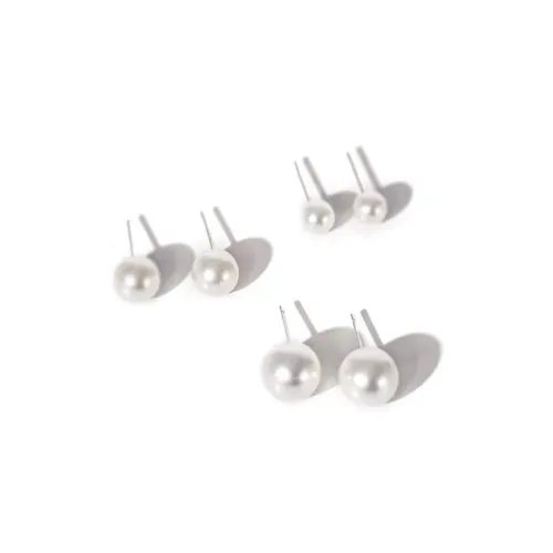 Inkopper 925 стерлинговое серебро серьги-гвоздики с серебряным покрытием женские