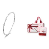 Браслет из бамбука с текстурой + [Подарочная коробка "Любовь Сердце"]