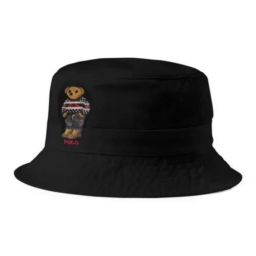 Polo Ralph Lauren Cotton Bucket Hats Черный Унисекс