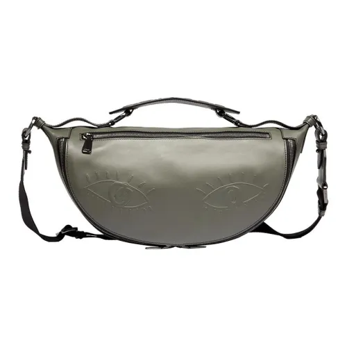 LANCEL Гладкая коровья кожа Одно плечо Ручная сумка Сумка через плечо Средний Мужской Тень Зеленый