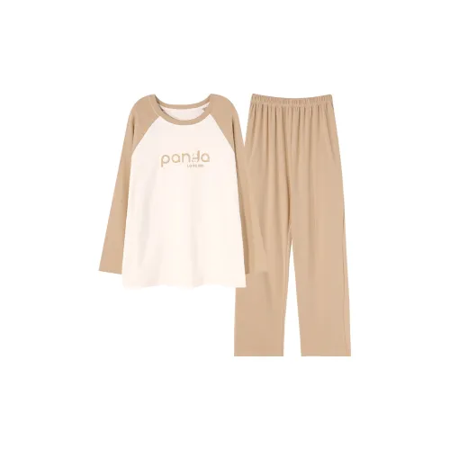 Mulong Family Пижамный комплект Женский Абрикос