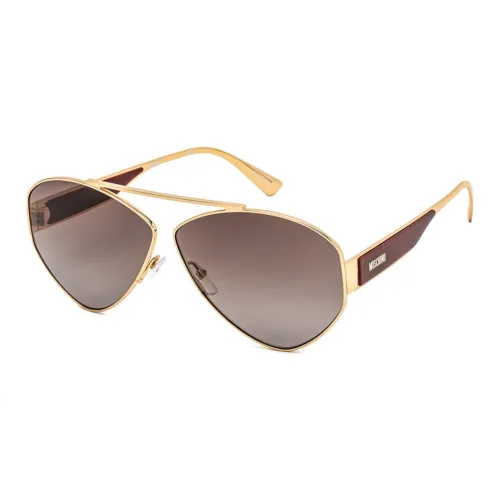 MOSCHINO Солнцезащитные очки Золотой Унисекс