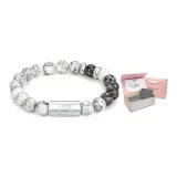 Женский браслет с бусинами + коробка признания в любви + поздравительная открытка "Love Declaration"