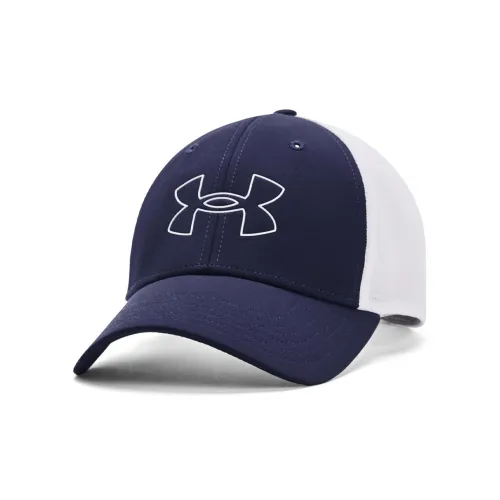 Under Armour Полиэстер Кепки Темно-синий/Белый Мужской