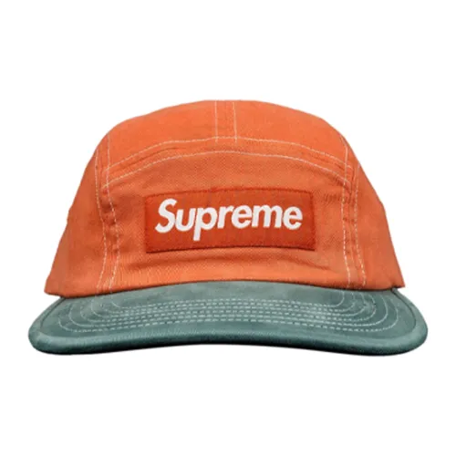 Supreme 100% хлопок саржевые кепки унисекс апельсин
