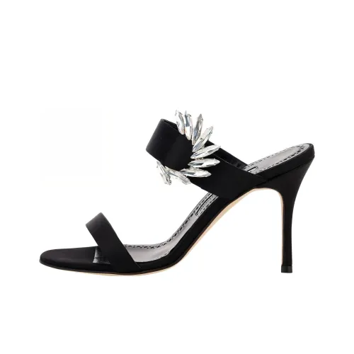 MANOLO BLAHNIK Слипоны Женские Черные