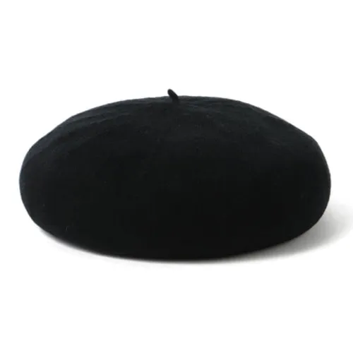 BEAMS Хлопок Полиэстер Береты Женские Черный