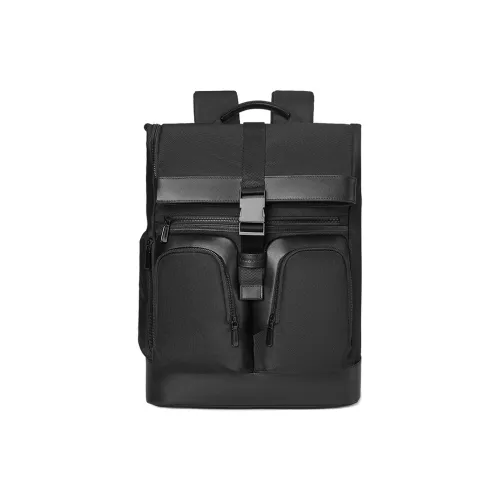 PIERRE CARDIN Рюкзак из синтетической кожи сумка для ноутбука дорожный рюкзак большой унисекс черный