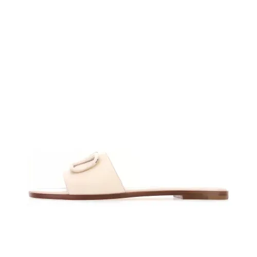 Valentino Мода Тапочки Женские Экрю