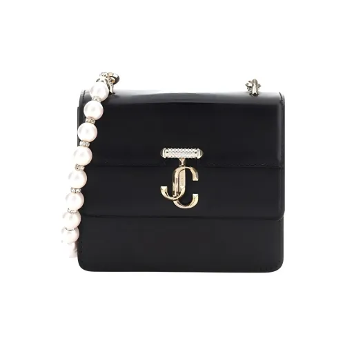 Jimmy Choo Сумка через плечо из кожи женская черная