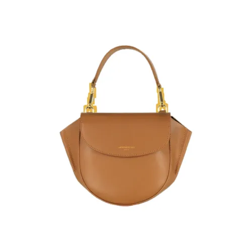 Le Parmentier Кожа Сумка через плечо Сумка Мини Женская Карамель