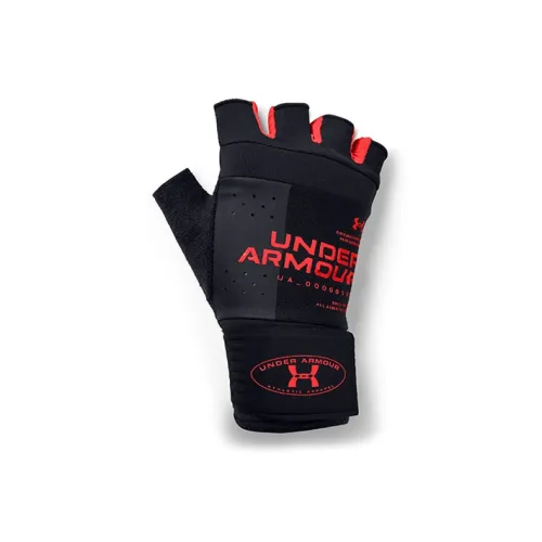 Under Armour Натуральная кожа, полиамид, эластан, спортивные перчатки, мужской