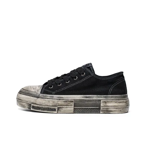 Mengsai Low-Top Canvas Shoes Мужские Черные