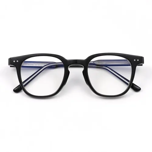 RUOYUN Пластина And Металл Квадрат Оправы для очков Женские