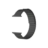 Чёрный силиконовый ремешок с магнитным застёжкой