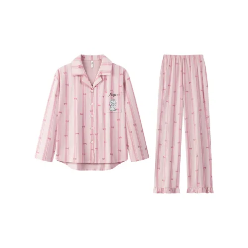 Gongdie X Disney Пижамный комплект Женские Розовый