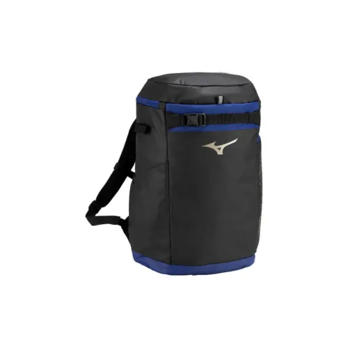 Mizuno Полиэстер Рюкзак Стандартный Унисекс Черный и Синий