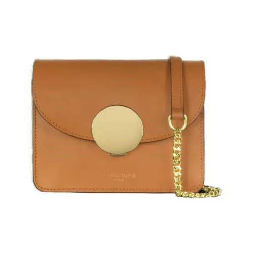 Le Parmentier Телячья кожа Сумка через плечо Сумка на плечо Мини Женская Карамель